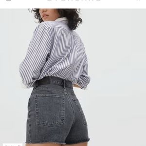 Everlane Way-High Jean Shorts